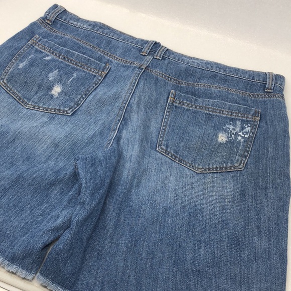 NY&CO. Shorts Distressed Jean Size 14 - Picture 11 of 11